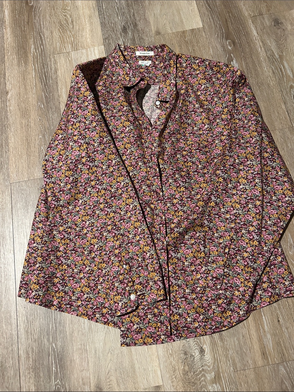 Flowery button down
